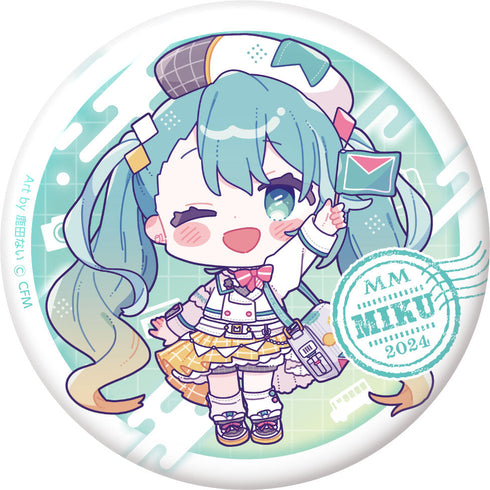 『初音ミク』マジカルミライ2024 ぷにぷに缶バッジ 鹿田ないVer.